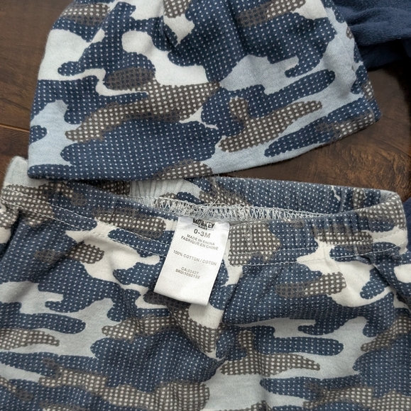 3/$30 Blue digital camo outfit - Picture 2 of 3